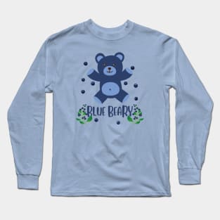 Blue Beary teddy bear Long Sleeve T-Shirt